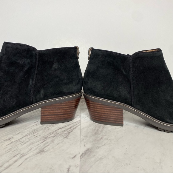 New! Sam Edelman Pryce Black Suede Bootie 11M - Picture 8 of 14